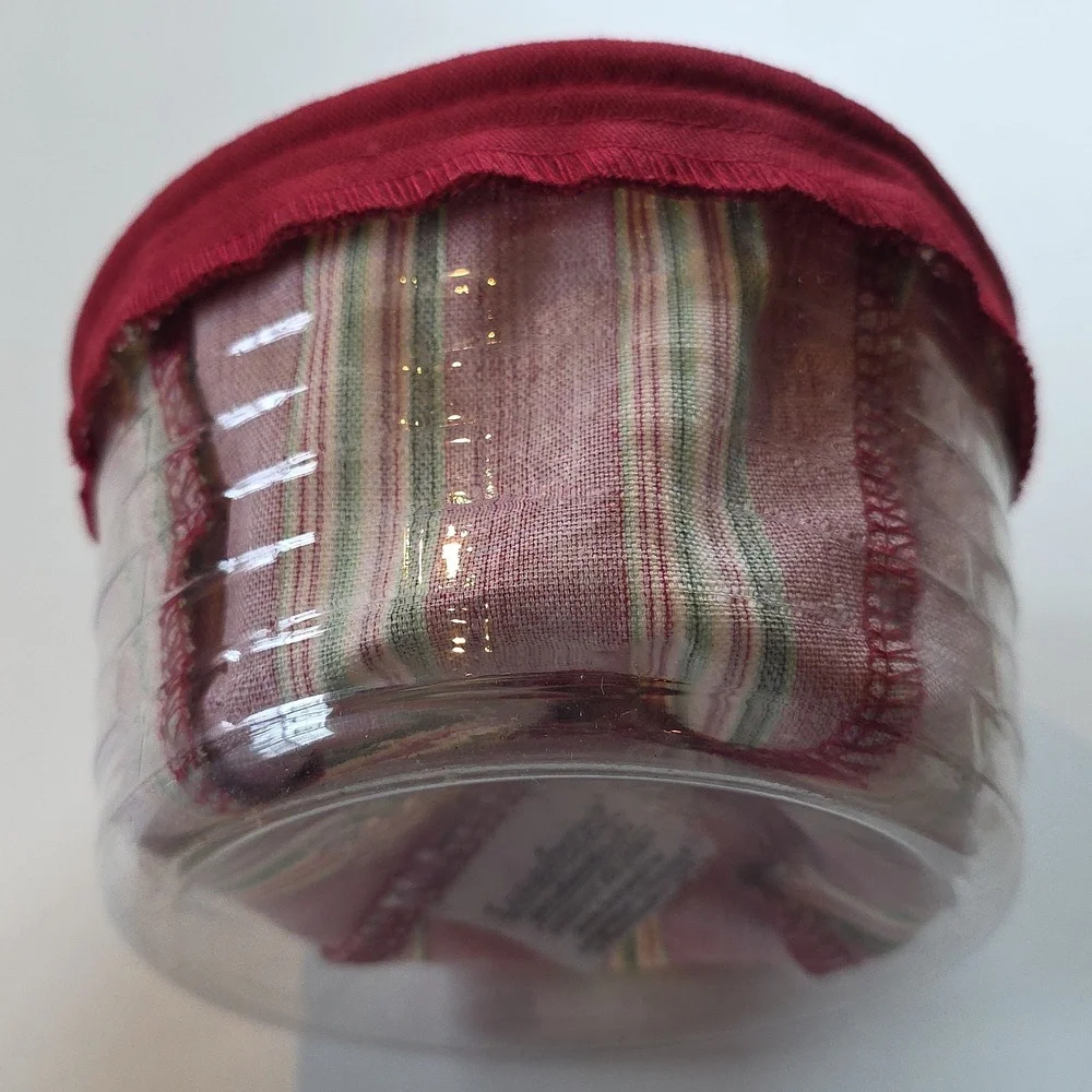 Longaberger Holiday Helper Material & Plastic Liner